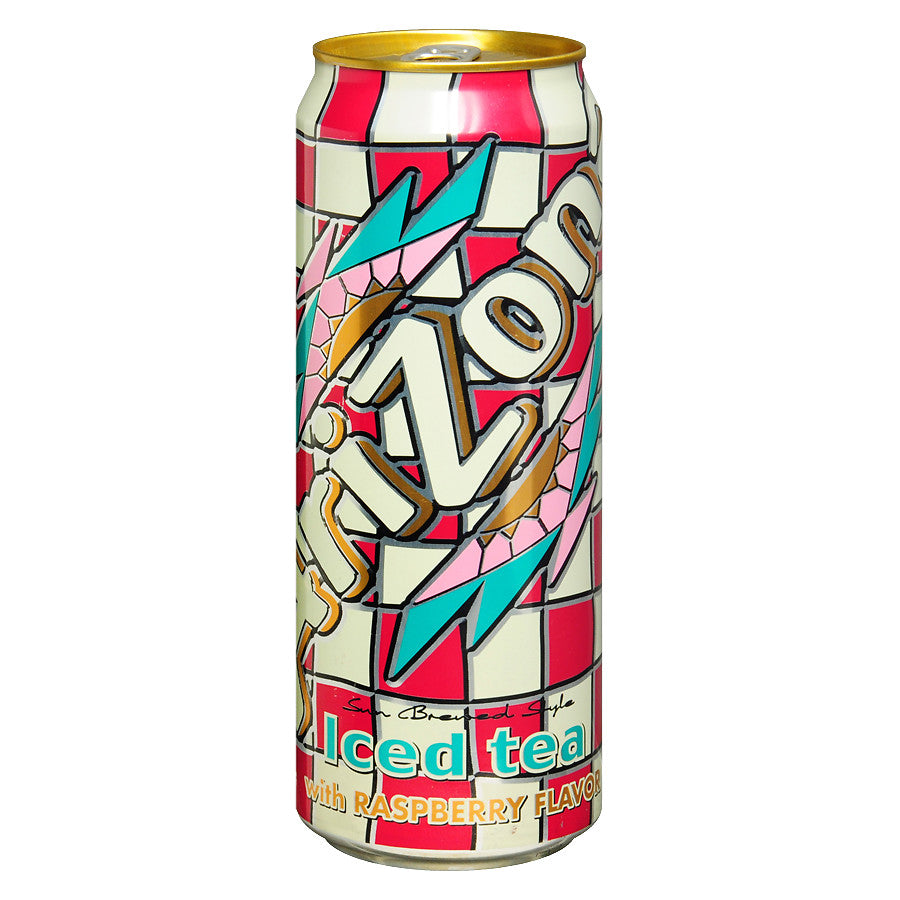 Arizona Raspberry Iced Tea 680ml Can BBD: 16/10/25 – The Lolly Barn