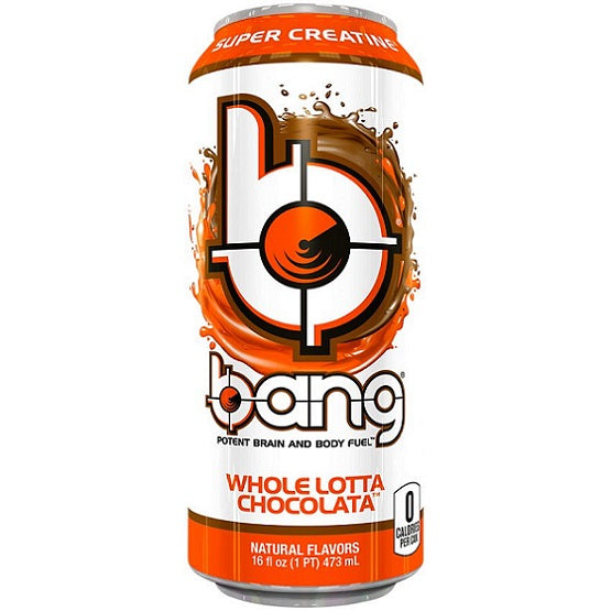 Bang Energy Drink Whole Lotta Chocolata RTD No Sugar No Carbs Gluten Free 473ml