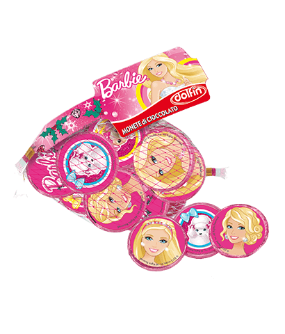 Barbie Milk Chocolate Coins 55g