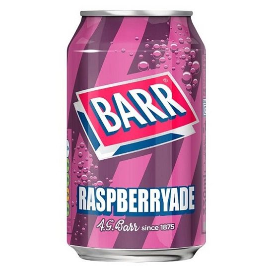 Barr Raspberryade Flavour Sugar Free UK Soft Drink Soda 330ml Can – The ...