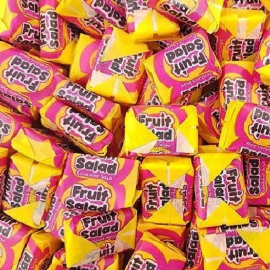 Barratt Fruit Salad Flavoured Chewy Candy Gluten Free x 20  Lollies