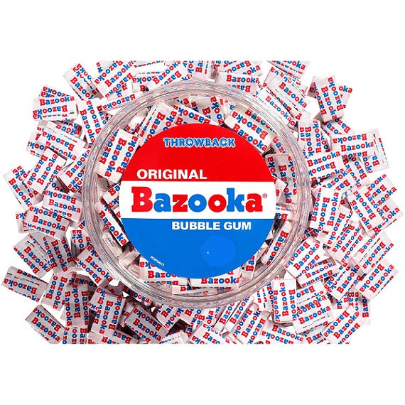 Bazooka Original Flavour Bubble Gum Single Piece 6g