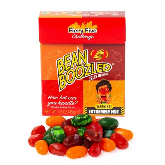 Bean Boozled Jelly Belly Jelly Beans Fiery Five Hot Spicy Chilli 45g