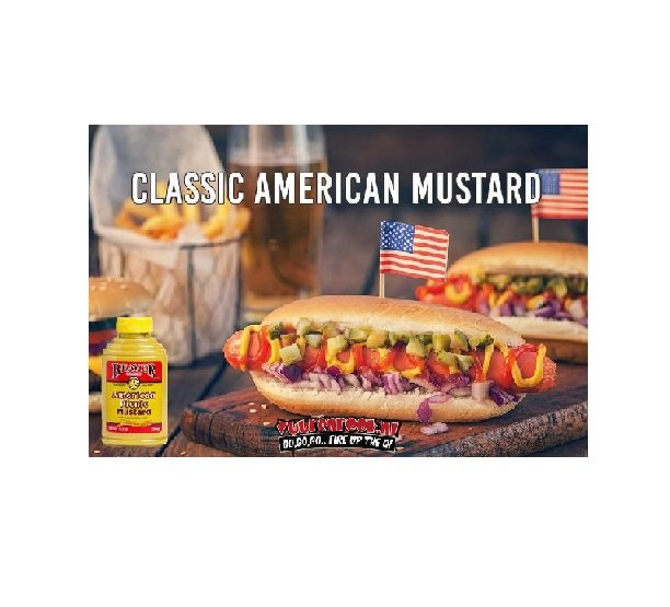 Beaver American Picnic Mustard Squeeze Bottle Gluten Free 354g