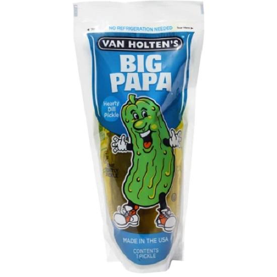 Van Holten's Holtens Big Pappa Dill Pickle Hearty Dill Flavour Pickle in a Pouch