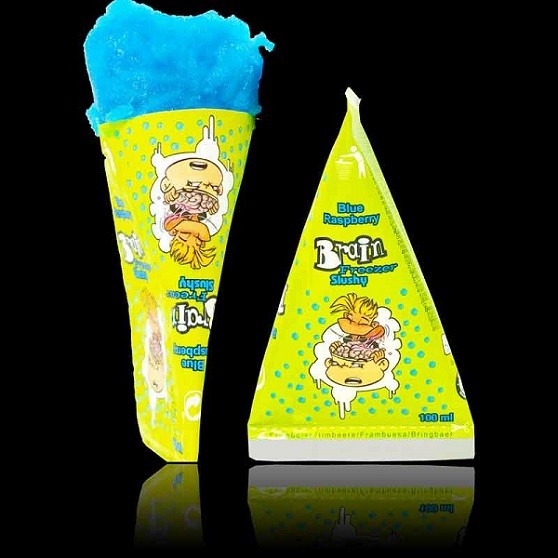 Brain Licker Freezer Slushy Ice Block Blue Raspberry 100ml