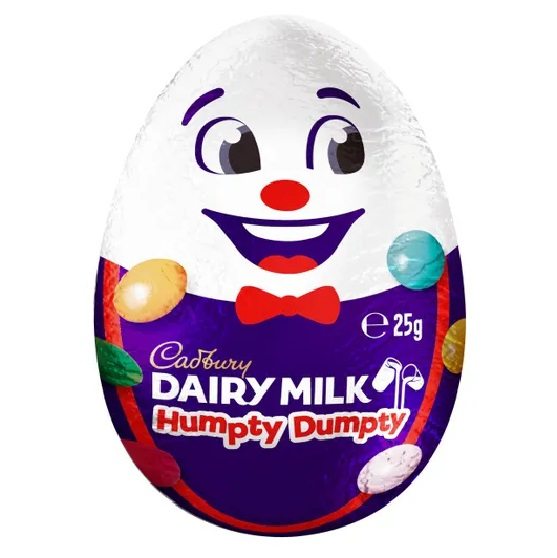 Cadbury Dairy Milk Chocolate Humpty Dumpty Easter Egg 25g