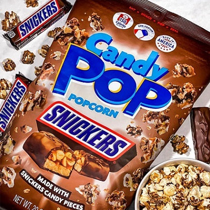 Candy Pop Popcorn Snickers Snack Treat 149g Bag