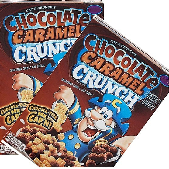 Cap’n Captain Crunch Chocolate Caramel Crunch Breakfast Cereal 337g PA ...