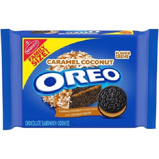 Oreos Oreo Caramel Coconut Limited Edition Sandwich Cookies Biscuits 482g