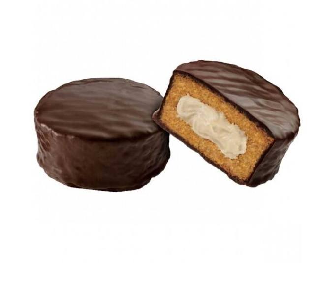 Hostess Twinkies Caramel Ding Dongs Cake Chocolate Fudge Covered Sponge Cake with Caramel Creme Filling Single 36g