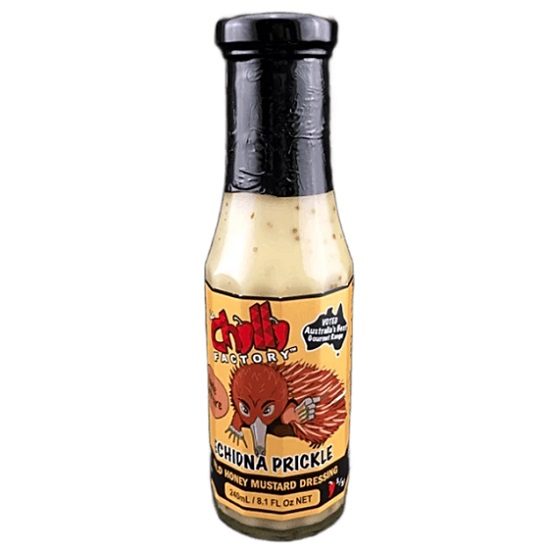 The Chilli Factory Echidna Prickle Mild Honey Mustard Dressing Gluten Free 240ml Bottle