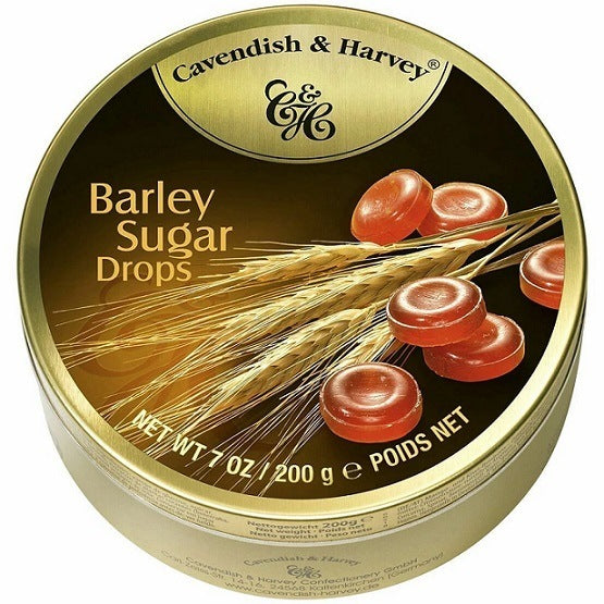 Cavendish and Harvey Barley Sugar Drops 200g Tin