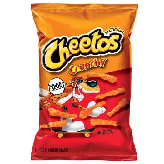 Cheetos Crunchy Original Cheese Flavoured Snack Chips Twists 227g