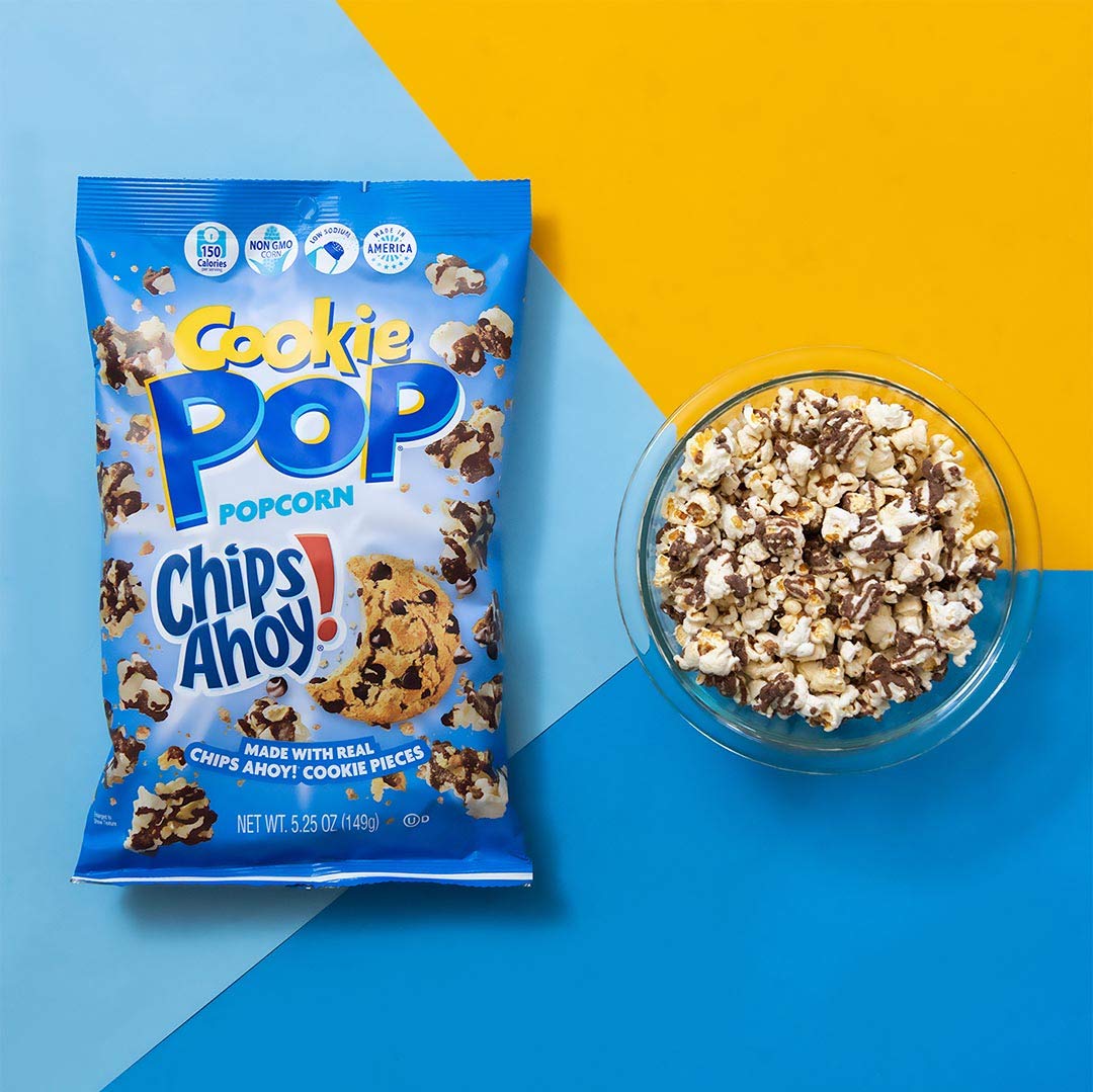 Candy Cookie Pop Popcorn Chips Ahoy Cookies Snack Treat 149g Bag