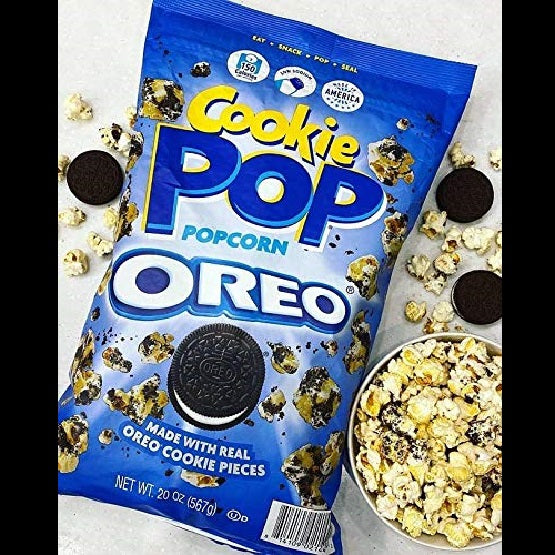 Candy Cookie Pop Popcorn Oeros Oreo Snack Treat 149g Bag