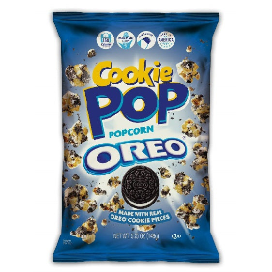 Candy Cookie Pop Popcorn Oeros Oreo Snack Treat 149g Bag