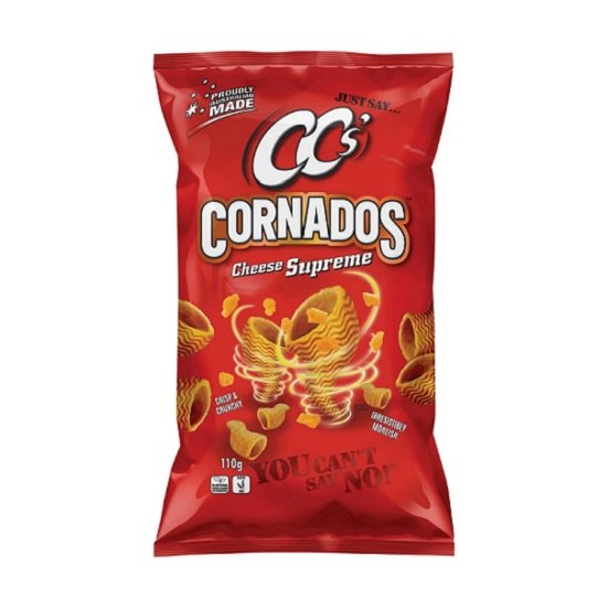 CC's Cornados Cheese Supreme Corn Chips Gluten Free 110g
