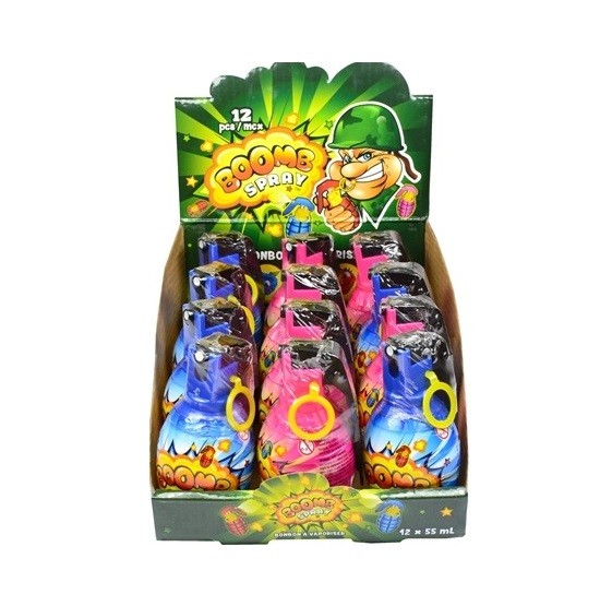 Cosmic Boomb Grenade Liquid Candy Sour Spray Gluten Free 55ml