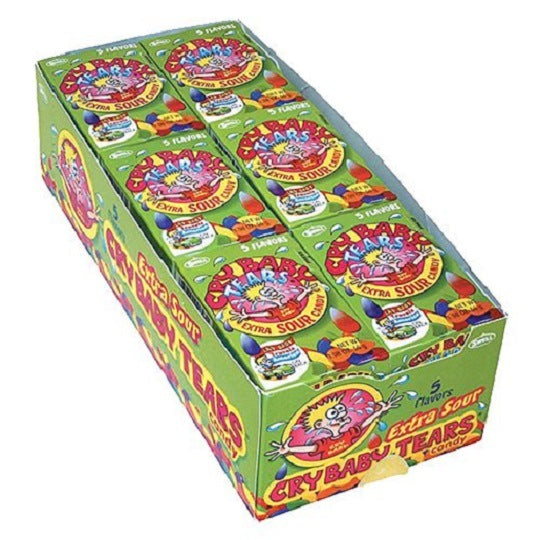 Cry Baby Tears Extra Sour Candy Lollies Gluten Free 56g