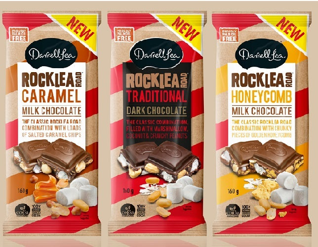 Darrell Lea Rocklea Road Dark Chocolate Block 160g