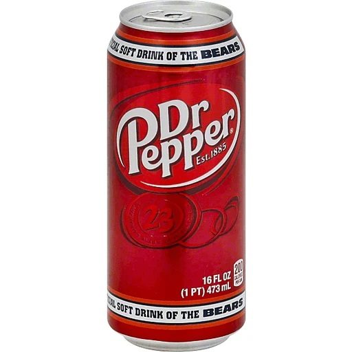 Dr Pepper Soda Soft Drink Man Size Can 473ml – The Lolly Barn