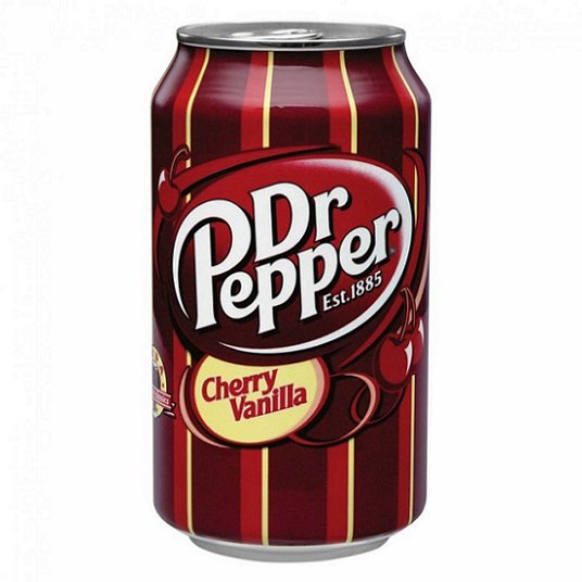 Dr Pepper Cherry Vanilla Flavour Soft Drink Soda Can 355ml