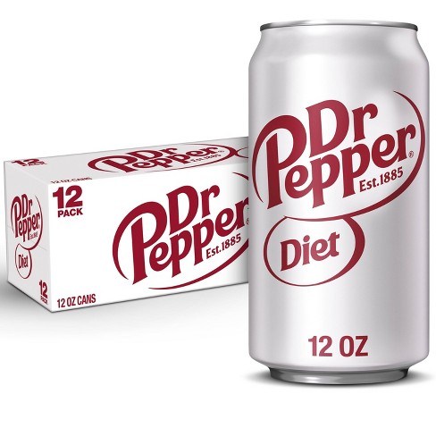 Dr Pepper Diet Soft Drink Soda Can 355ml