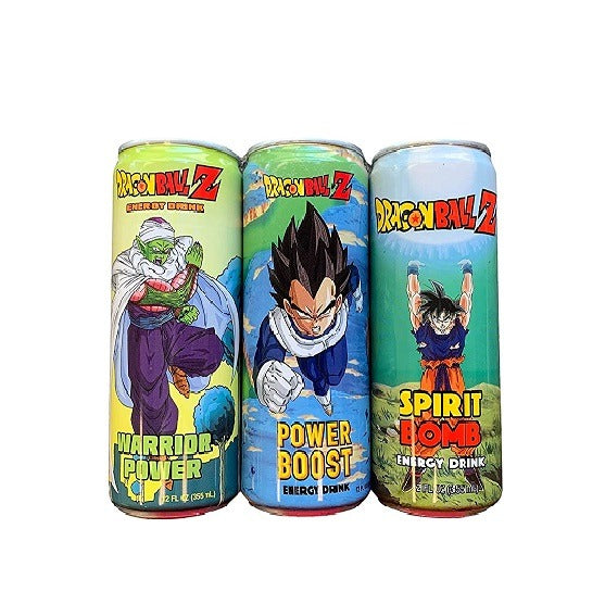 Dragon Ball Z Power Boost Energy Drink RTD Limited Edition 355ml Can