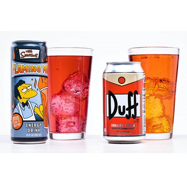 The Simpsons Duff Orange Soft Drink Soda Can 355ml