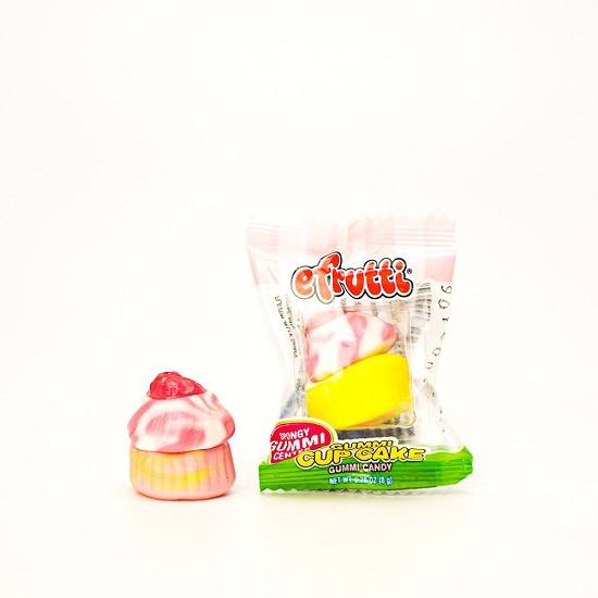 Efrutti Cupcake Gummy Gummi Chewy Candy Gluten Free 8g | The Lolly Barn