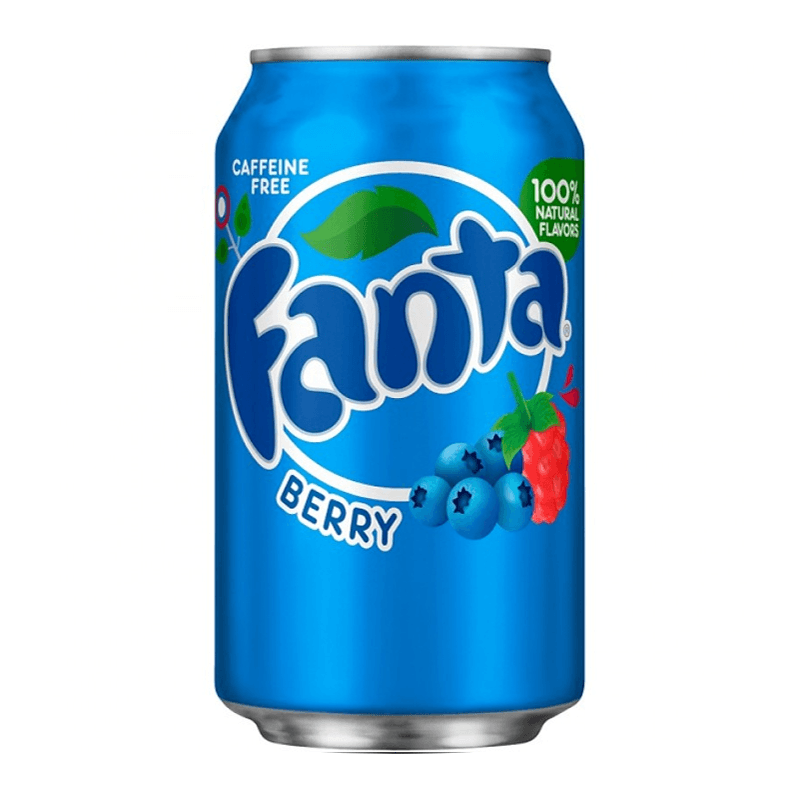 Fanta Berry Flavour Soft Drink Soda 355ml Can