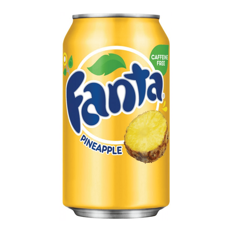 Fanta Pineapple Soft Drink Soda Can 355ml