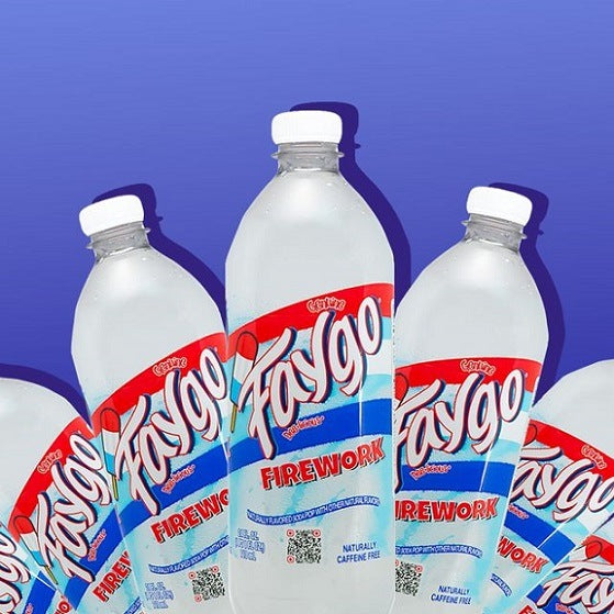 Faygo Limited Edition Firework Fruit Punch Creme Soda Blue Raspberry Soft Drink Soda 680ml