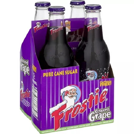Frostie Concord Grape Soda Soft Drink 355mL Glass Bottle