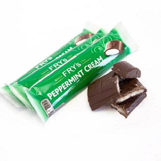 UK Fry's Frys Peppermint Cream Chocolate Bar 49G