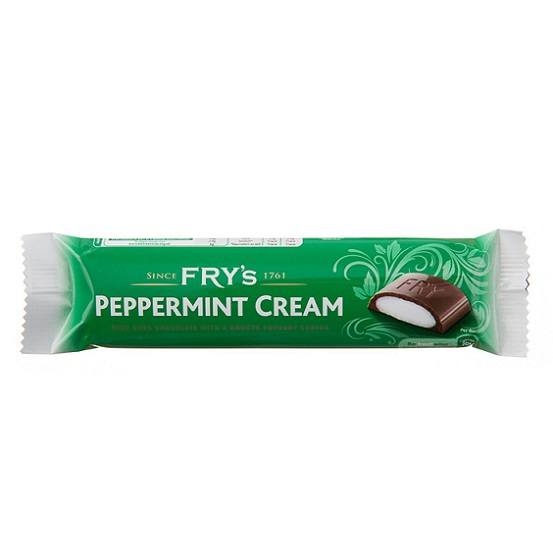 UK Fry's Frys Peppermint Cream Chocolate Bar 49G