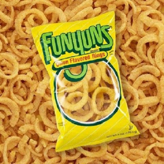 Funyuns Onion Flavoured Rings Crisps Snacks 163g