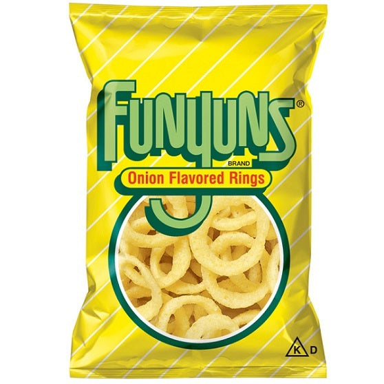 Funyuns Onion Flavoured Rings Crisps Snacks 163g