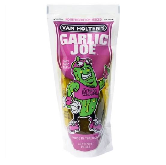 Van Holten's Holtens Garlic Joe Zesty Garlic Pickle in a Pouch