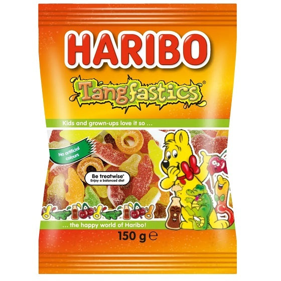 Haribo Tangfastics Gummy Gummi Chewy Candy 150g