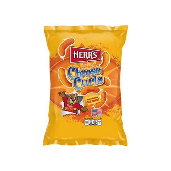 Herr's Herrs Cheesy Cheddar Cheese Curls Gluten Free 184g