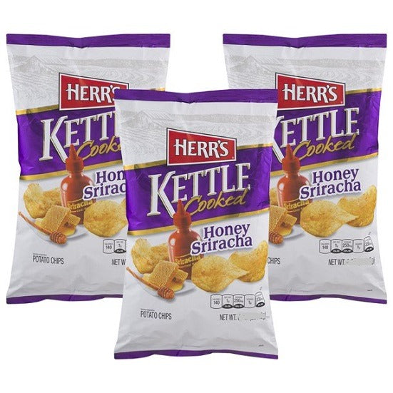 Herr's Herrs Kettle Cooked Honey Sriracha Potato Chips 142g