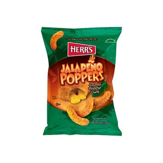 Herr's Herrs Jalapeno Poppers Cheese Curls Gluten Free 198.5g