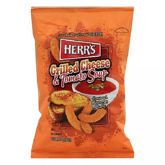 Herr's Herrs Grilled Cheese and Tomato Soup Cheese Curls 170g