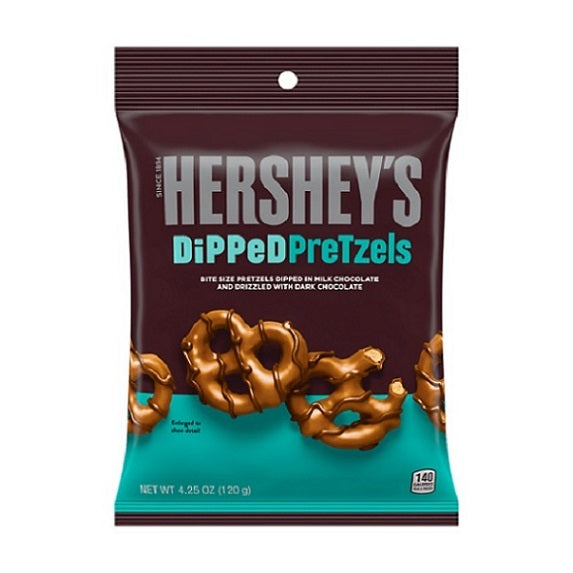 Hershey's Hersheys Dipped Pretzels 120g bag