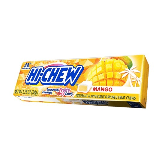 Hi Chew Mango Chewy Candy Gluten Free 50g BBD: 19/07/23