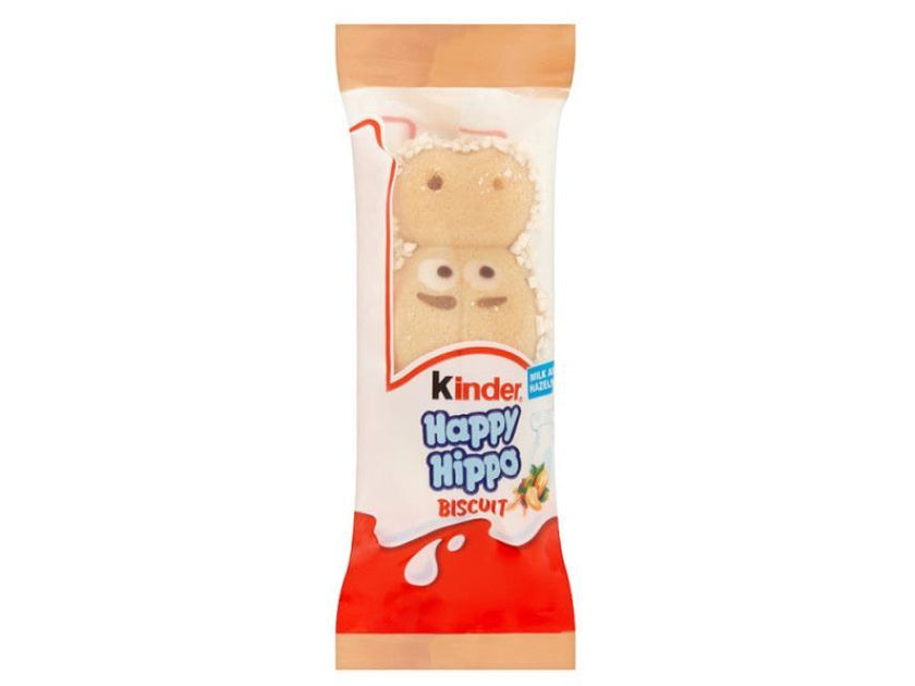 Kinder Happy Hippo White Chocolate Cream Biscuits 21g Packet