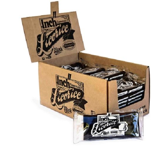 Melba's Old Fashioned Hard Inch Licorice Block 50g