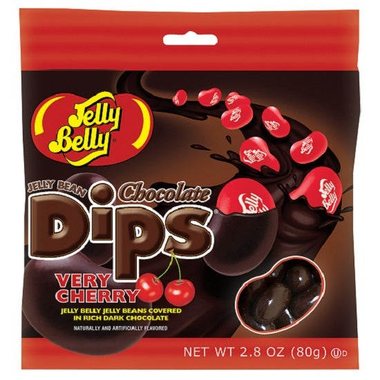 Jelly Belly Jelly Beans Chocolate Dips Very Cherry Gluten Free 85g